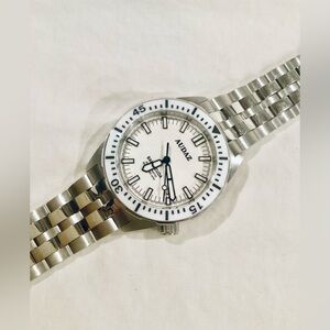* SOLD * Automatic AUDAZ BARRACUDA ¡SOLD OUT! 42mm White/White 300m Dive Watch